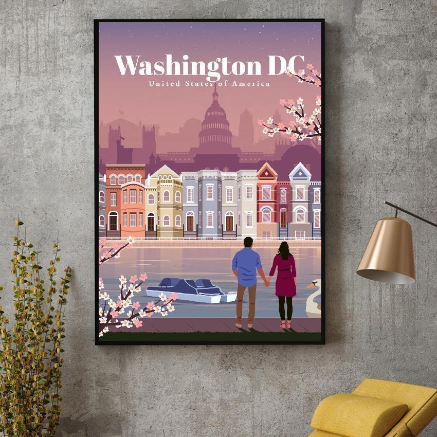 Tableau Vintage De Washington – Image 5