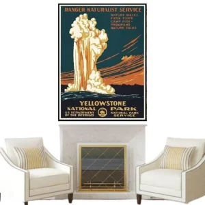 Tableau Vintage Yellowstone