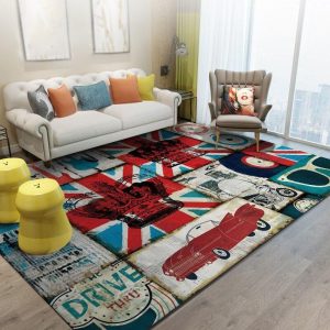 Tapis Vintage Style Américain