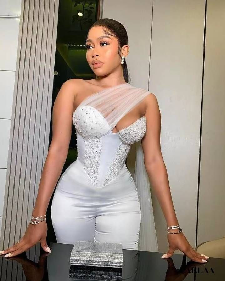 Soirée Combinaison Femme Mariage – Image 3