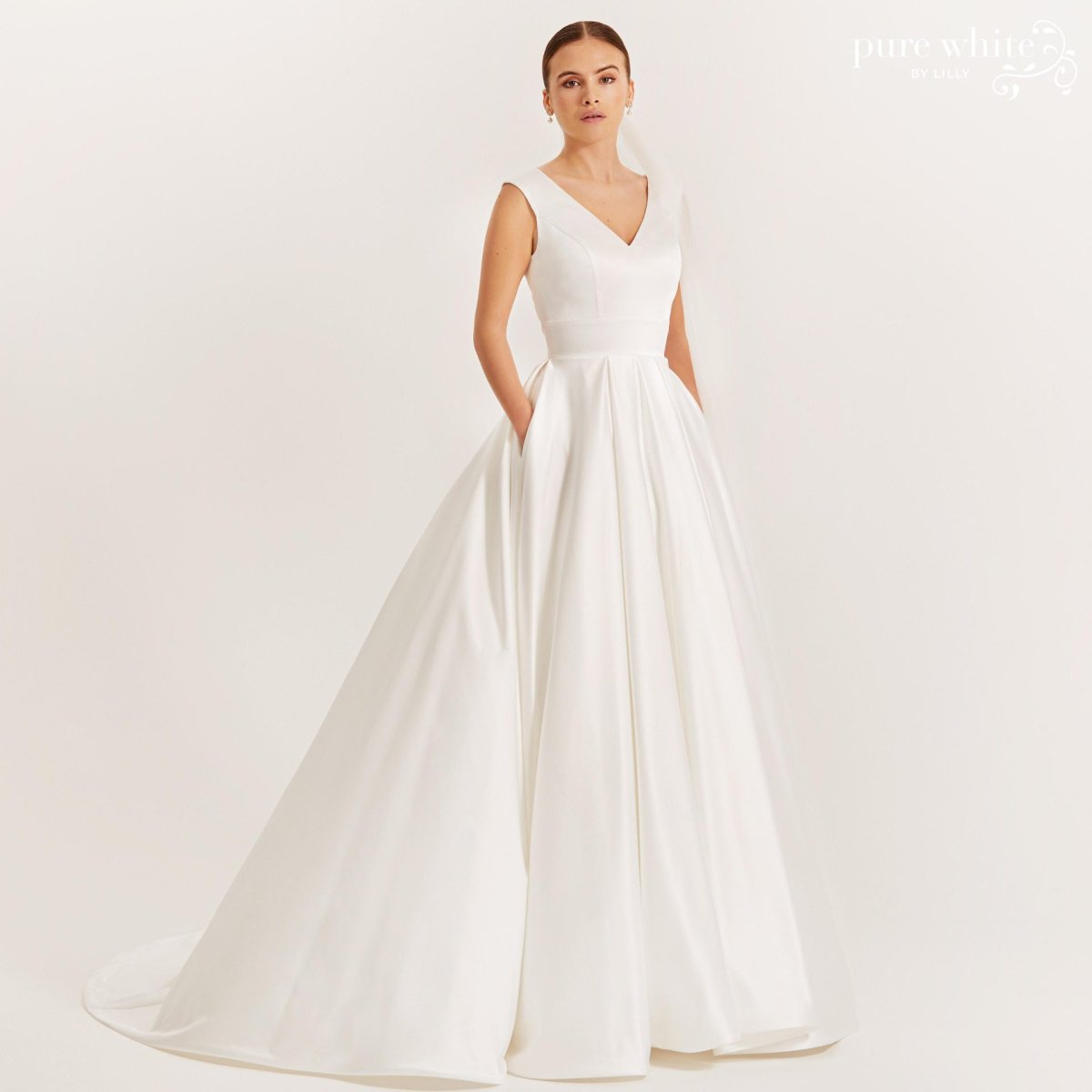 Robe De Mariée Bouffante Blanche – Image 5