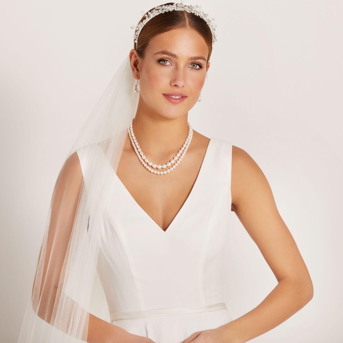 Robe De Mariée Année 70 Blanche – Image 4