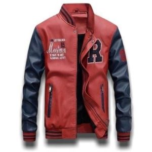 Veste Vintage Baseball Rouge