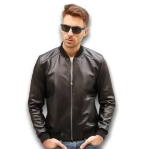 Veste Vintage Cuir Pilote De Chasse