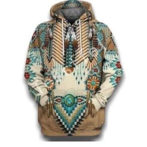 Veste Vintage Motif Indien Femme