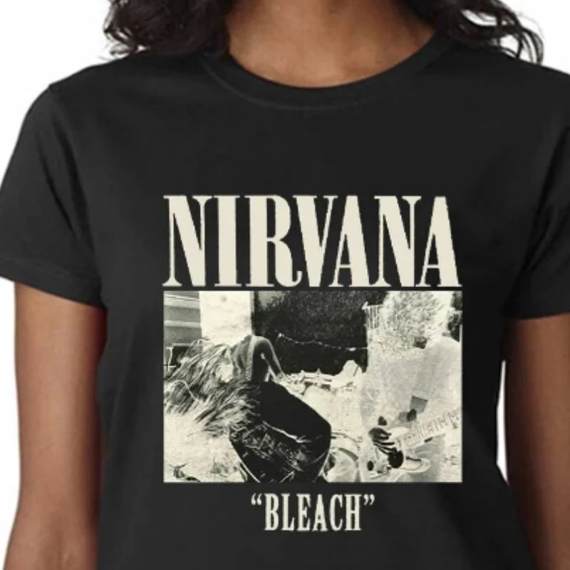 T-Shirt Vintage Nirvana Bleach – Image 3
