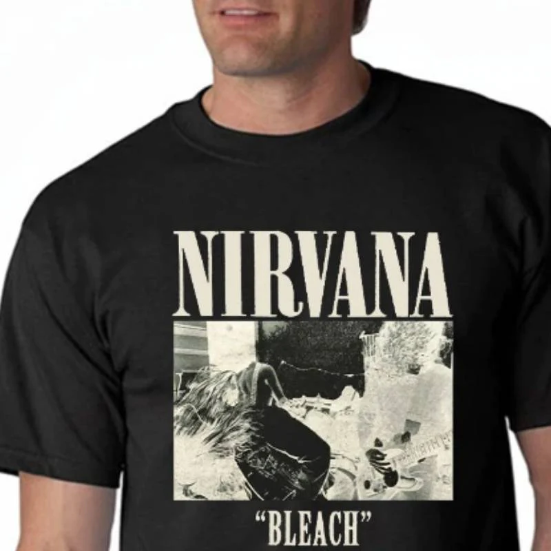 T-Shirt Vintage Nirvana Bleach – Image 2
